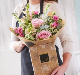 Hand tied bouquet made with the finest flowers