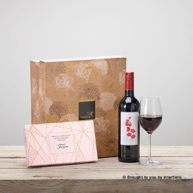 Red Wine and Salted Caramel Truffles Gift Set